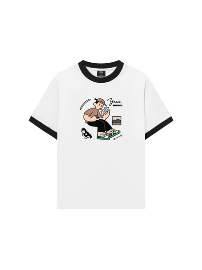 Áo Thun Ringer Relaxed Fit Weekend Boy