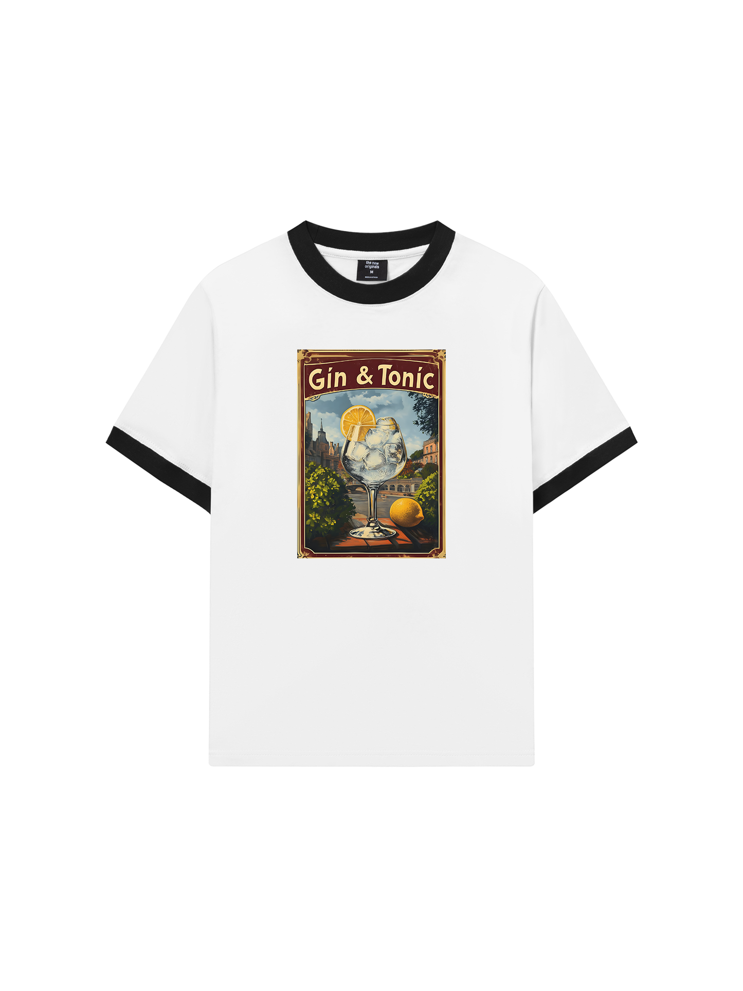 Áo Thun Ringer Relaxed Fit Fresh Gin And Tonic