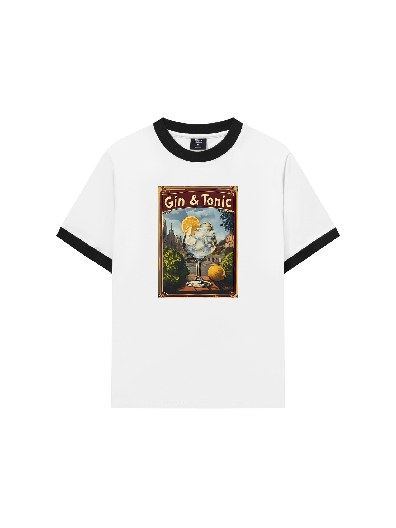 Áo Thun Ringer Relaxed Fit Fresh Gin And Tonic