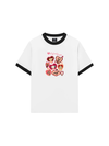 Áo Thun Ringer Relaxed Fit Animal Puppy Heart