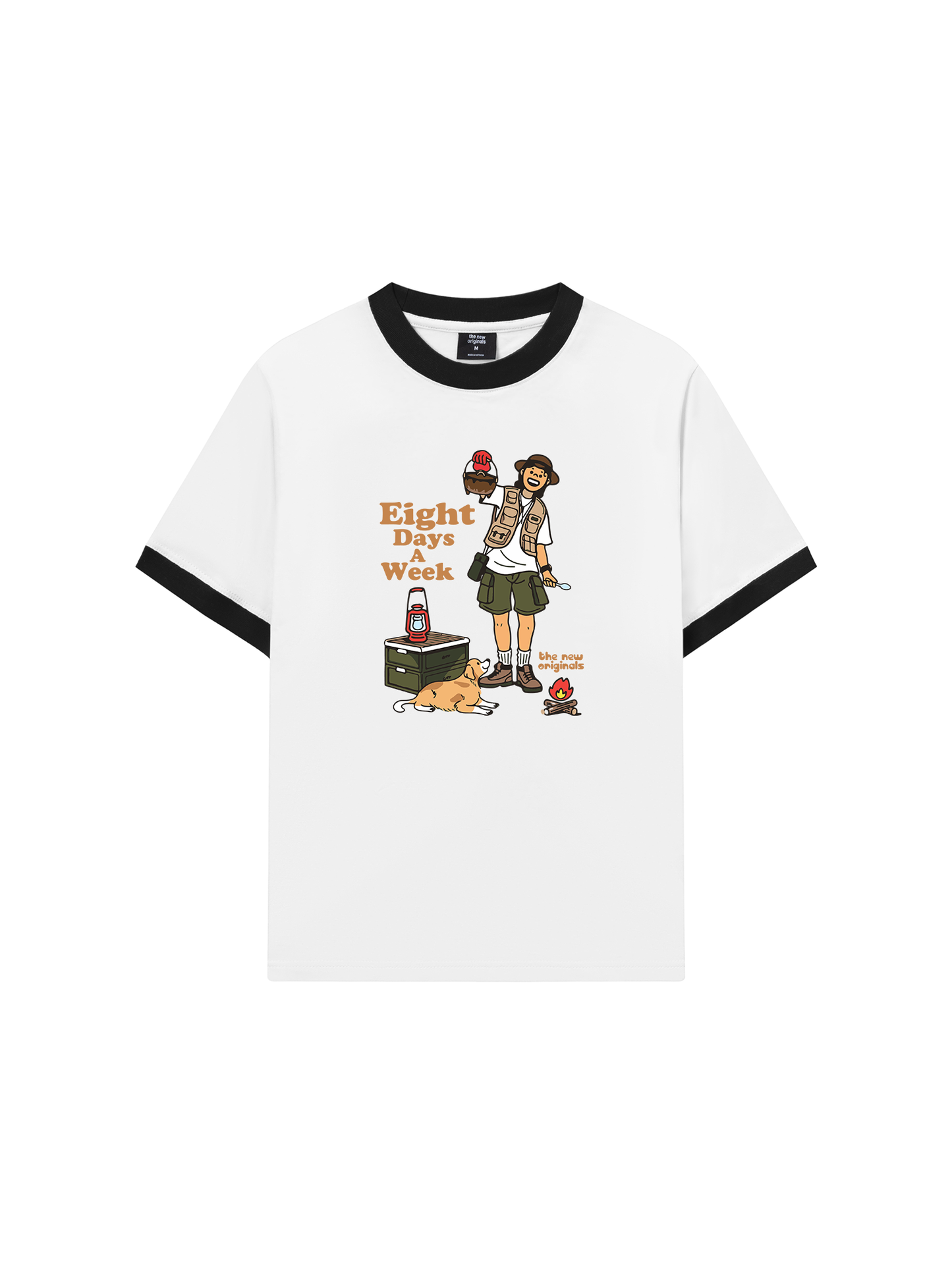 Áo Thun Ringer Relaxed Fit Go Out Eight Days A Week