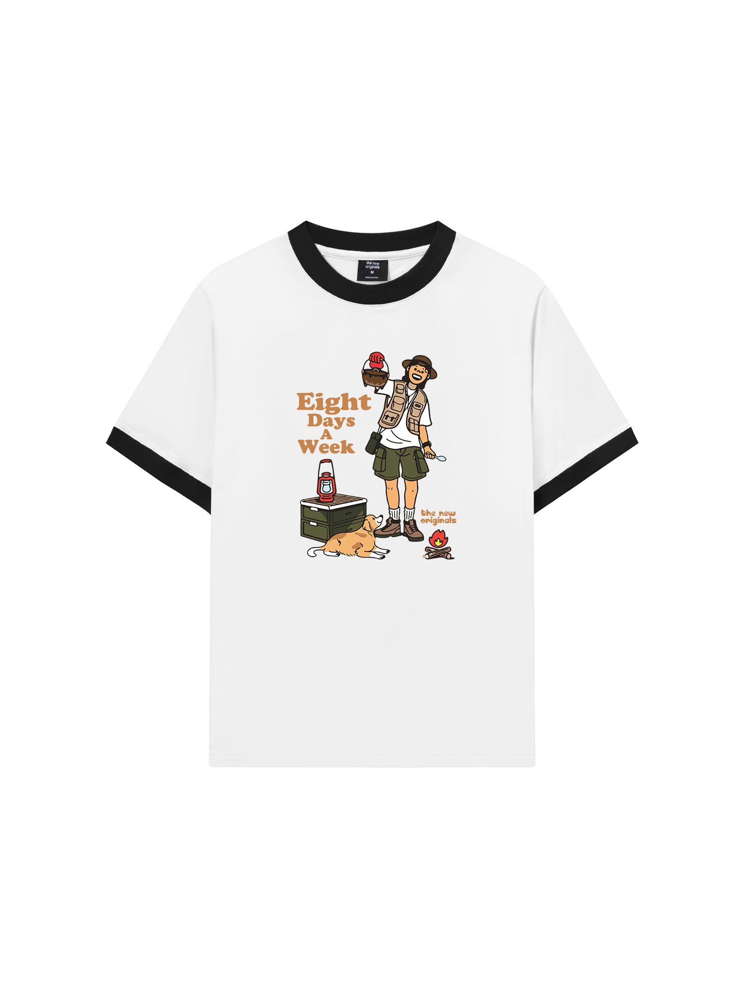 Áo Thun Ringer Relaxed Fit Go Out Eight Days A Week