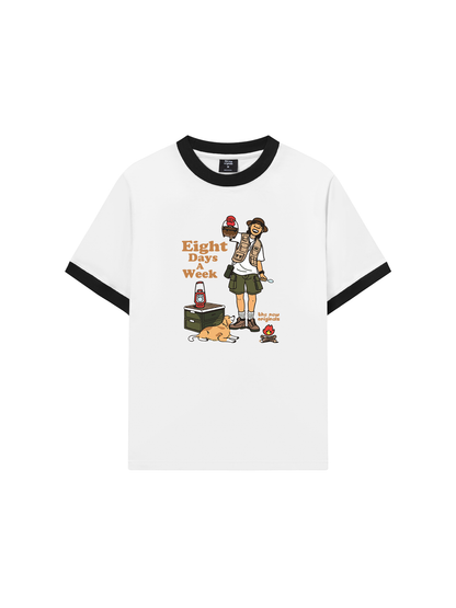 Áo Thun Ringer Relaxed Fit Go Out Eight Days A Week