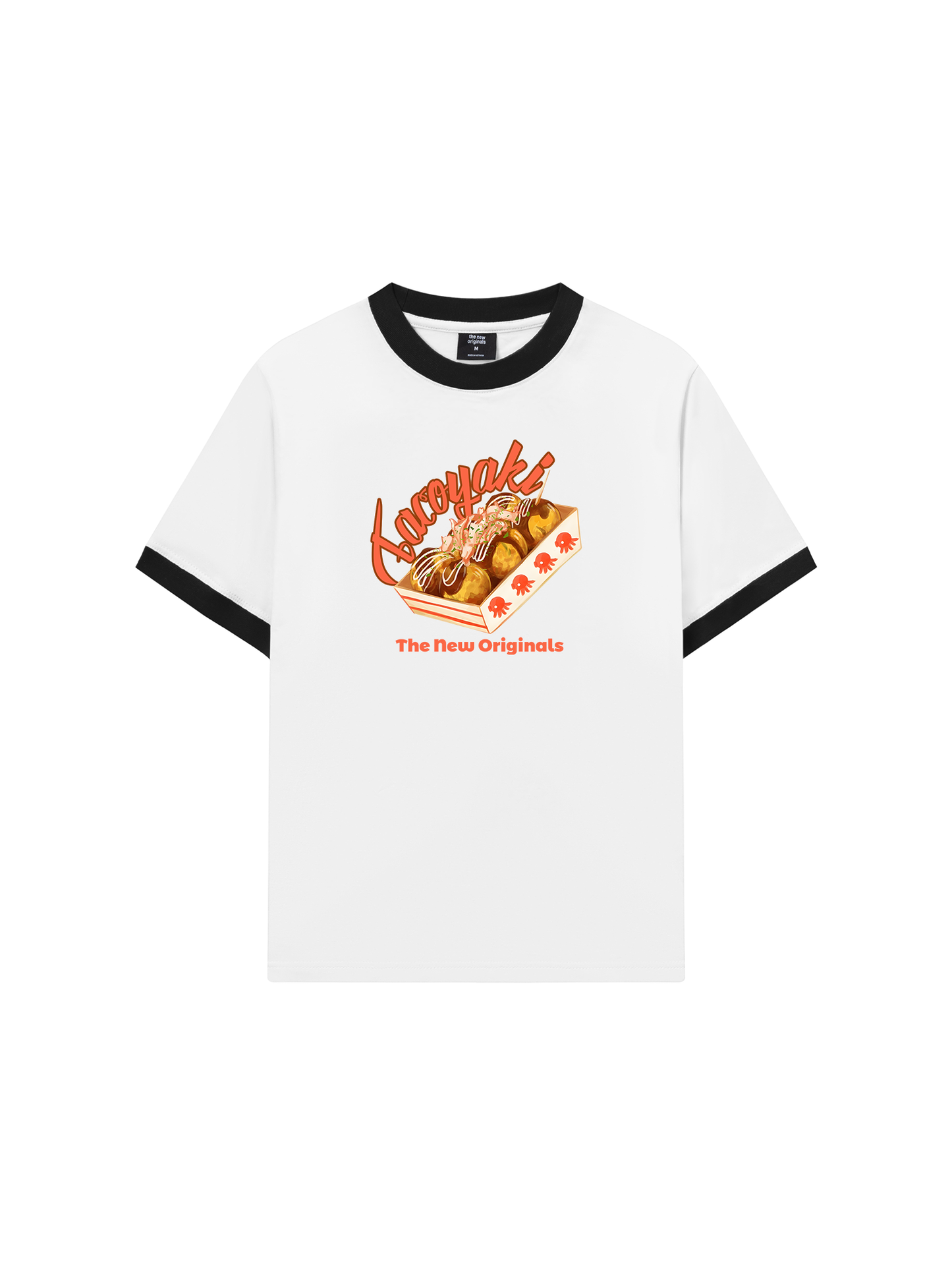 Áo Thun Ringer Relaxed Fit Foody Yummy Takoyaki