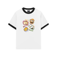 Áo Thun Ringer Relaxed Fit Sweet Pastry Cute Bento