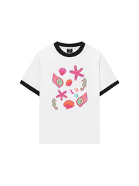 Áo Thun Ringer Relaxed Fit Suummer Vibes Sea Life
