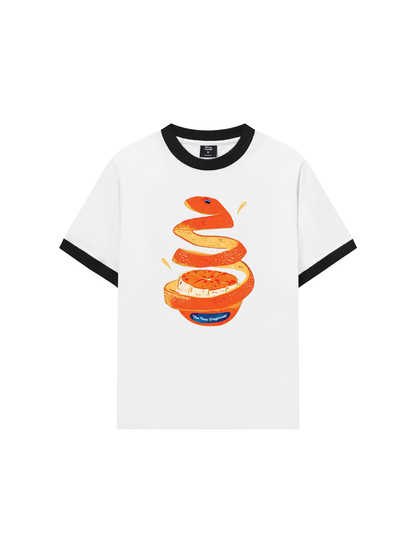Áo Thun Ringer Relaxed Fit Orange Fruit