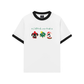 Áo Thun Ringer Relaxed Fit Animal Mood Cold Hand Warrm Heart