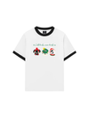 Áo Thun Ringer Relaxed Fit Animal Mood Cold Hand Warrm Heart
