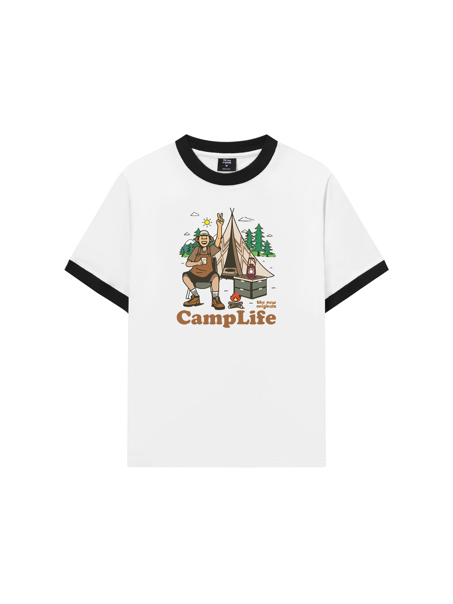 Áo Thun Ringer Relaxed Fit Camplife Original