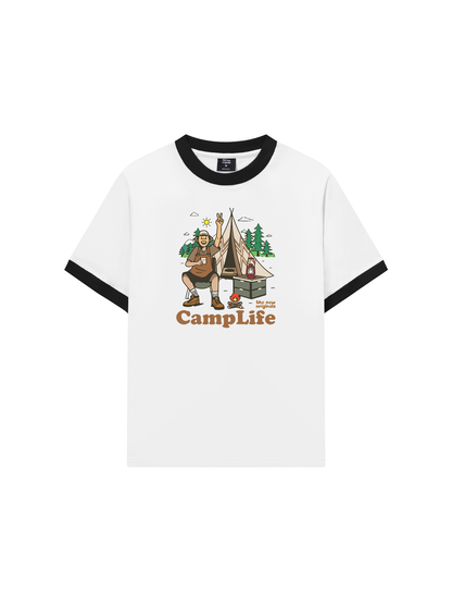 Áo Thun Ringer Relaxed Fit Camplife Original