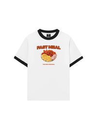 Áo Thun Ringer Relaxed Fit Foody Fast Meal