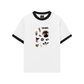 Áo Thun Ringer Relaxed Fit Sweet Pastry Cute Puppy Chocolate