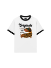 Áo Thun Ringer Relaxed Fit Leopard Dachshund