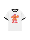 Áo Thun Ringer Relaxed Fit Summer Vibes Hawai Flower