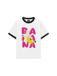 Áo Thun Ringer Relaxed Fit Suummer Vibes Cute Banana