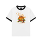 Áo Thun Ringer Relaxed Fit Foody Tasty Burger