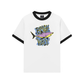 Áo Thun Ringer Relaxed Fit Ocean Beach Vibes Shark