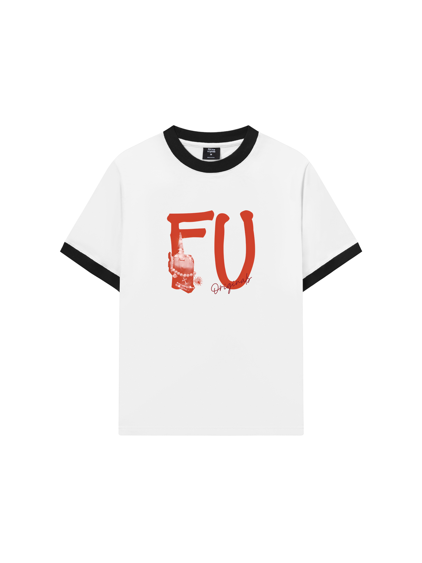 Áo Thun Ringer Relaxed Fit FUCK-Double Lovers