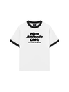 Áo Thun Ringer Relaxed Fit Life Vibe Nice Attitude