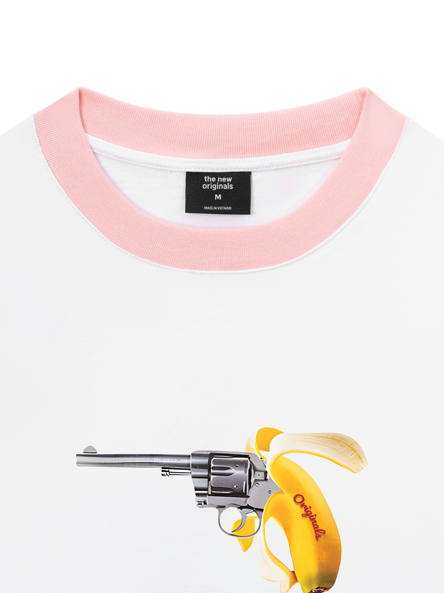 Áo Thun Ringer Relaxed Fit Fun Banana Gun