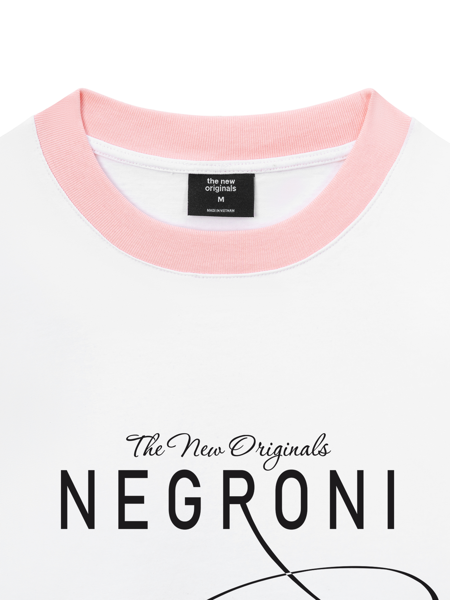 Áo Thun Ringer Relaxed Fit negroni