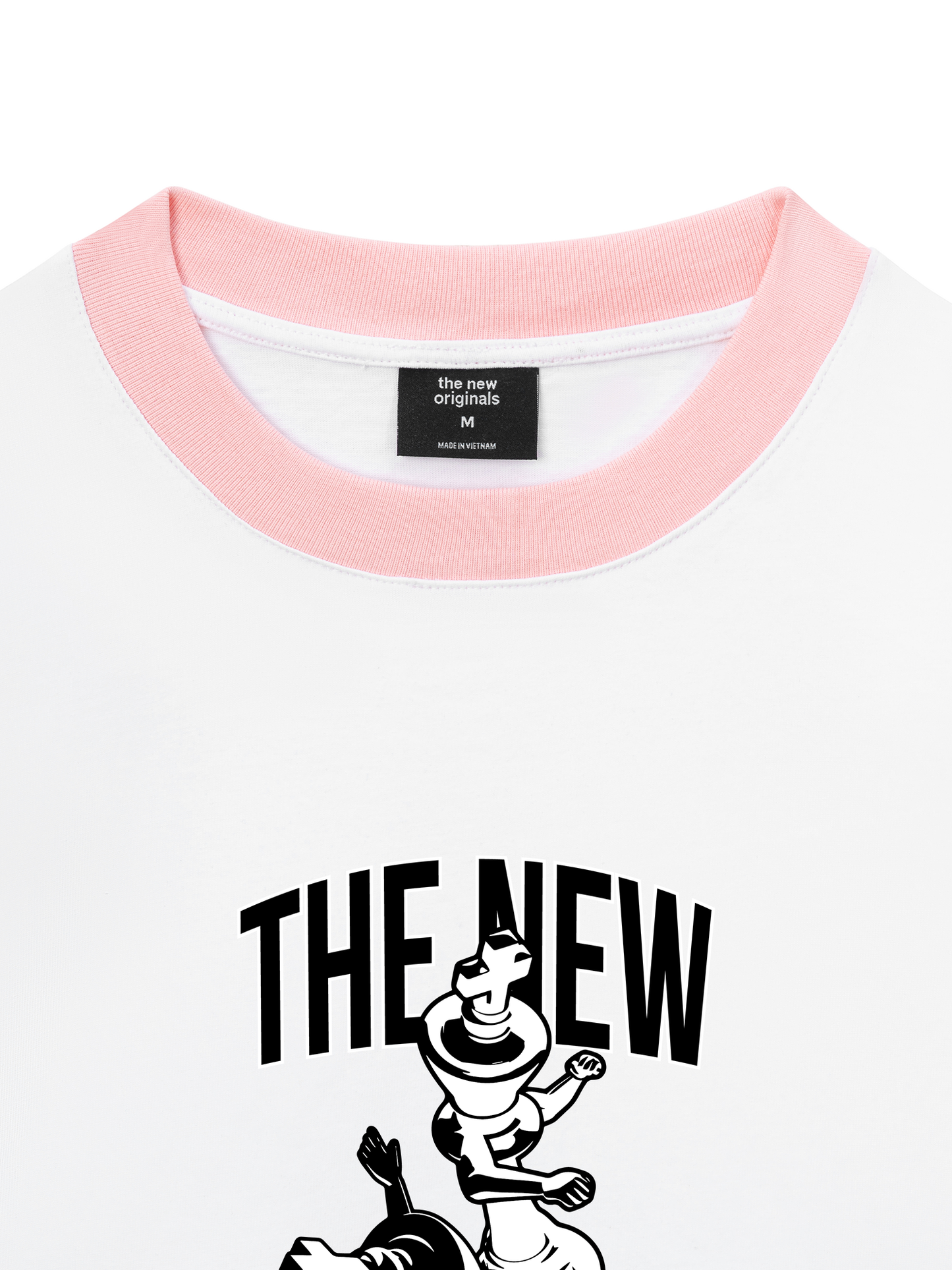 Áo Thun Ringer Relaxed Fit Check Mate