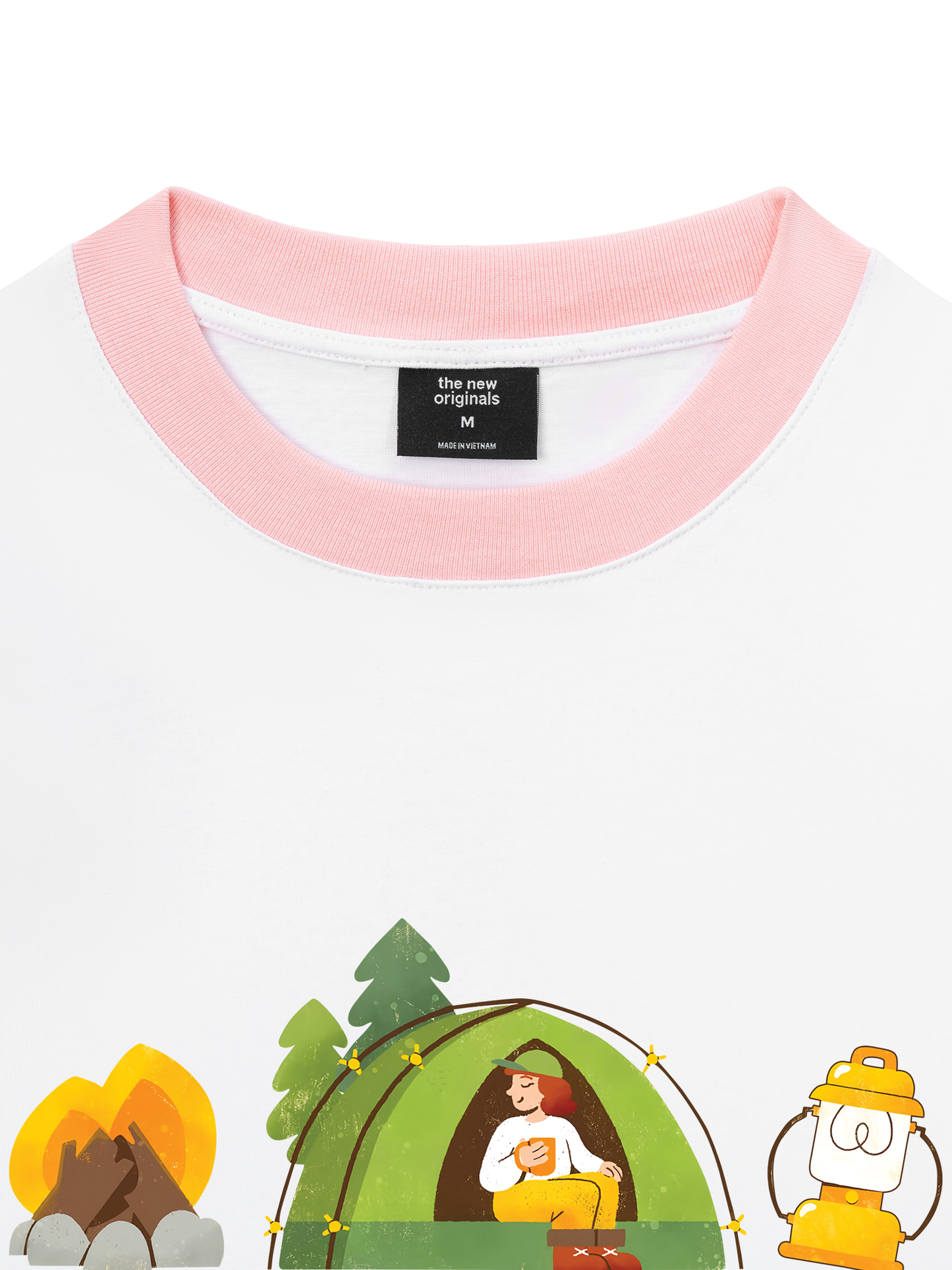 Áo Thun Ringer Relaxed Fit Let_s Camp