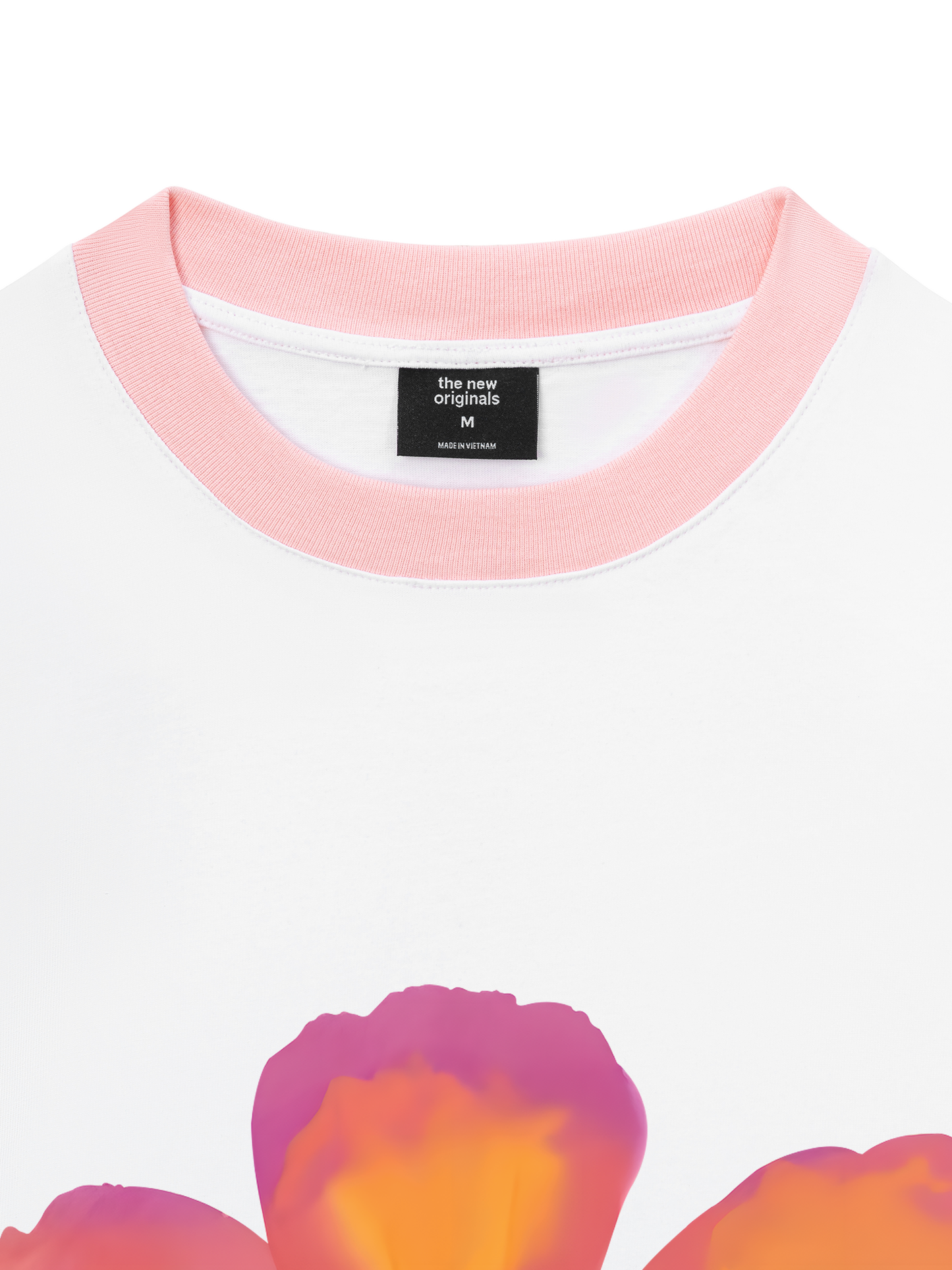 Áo Thun Ringer Relaxed Fit Summer Vibes Hawai Flower