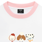 Áo Thun Ringer Relaxed Fit Animal Cute Puppy Things