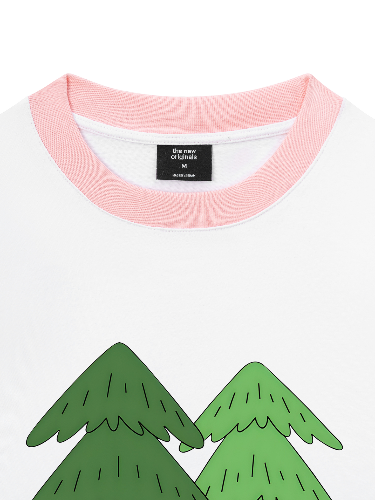 Áo Thun Ringer Relaxed Fit Let_s go camping