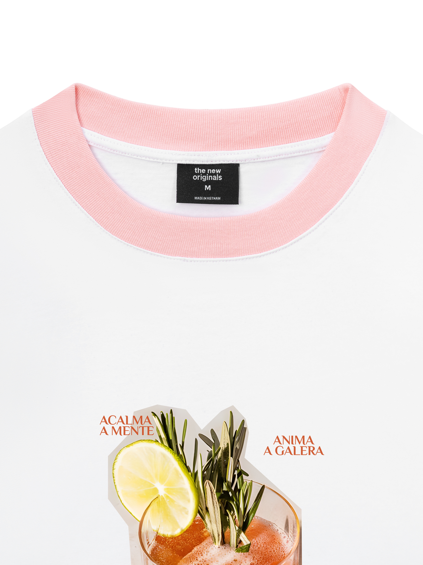 Áo Thun Ringer Relaxed Fit Fresh Aperol Spitz