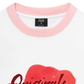 Áo Thun Ringer Relaxed Fit Summer Vibes Red Flower