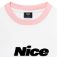 Áo Thun Ringer Relaxed Fit Life Vibe Nice Attitude