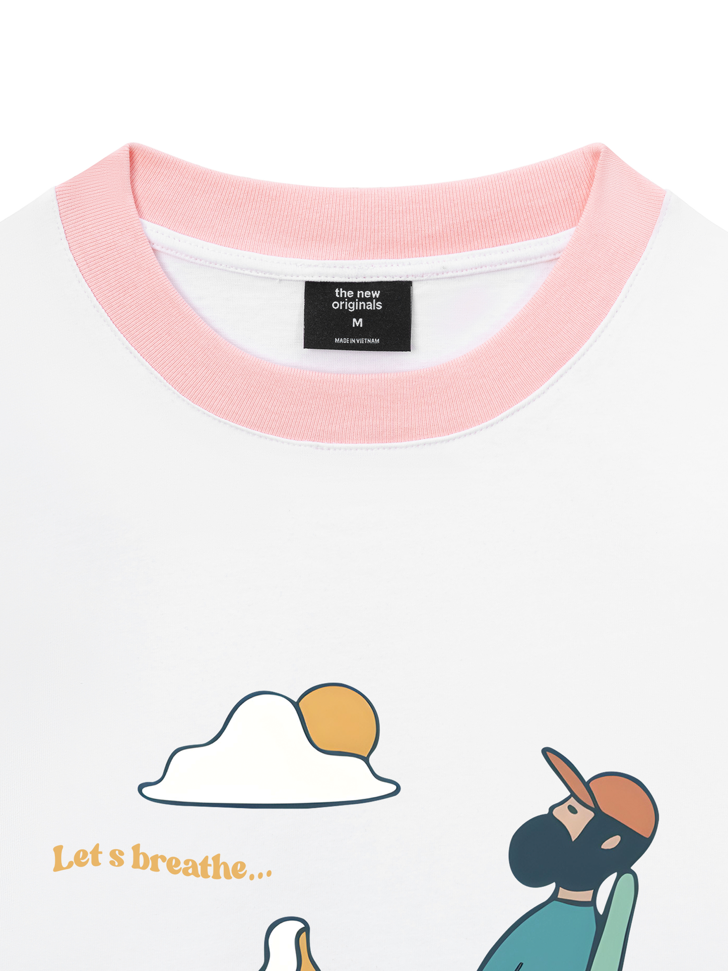 Áo Thun Ringer Relaxed Fit Let_s breathe