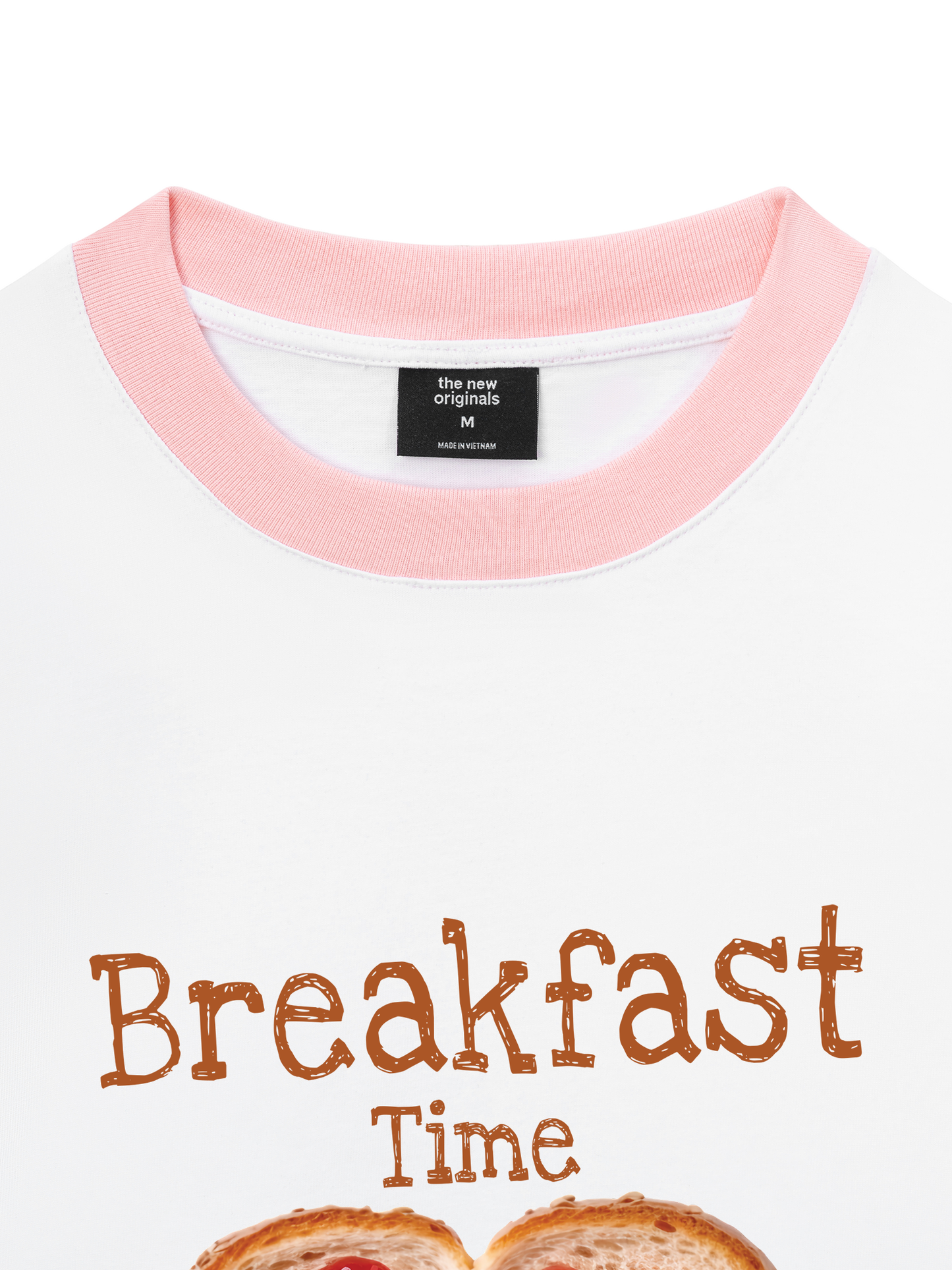 Áo Thun Ringer Relaxed Fit Breakfast Time