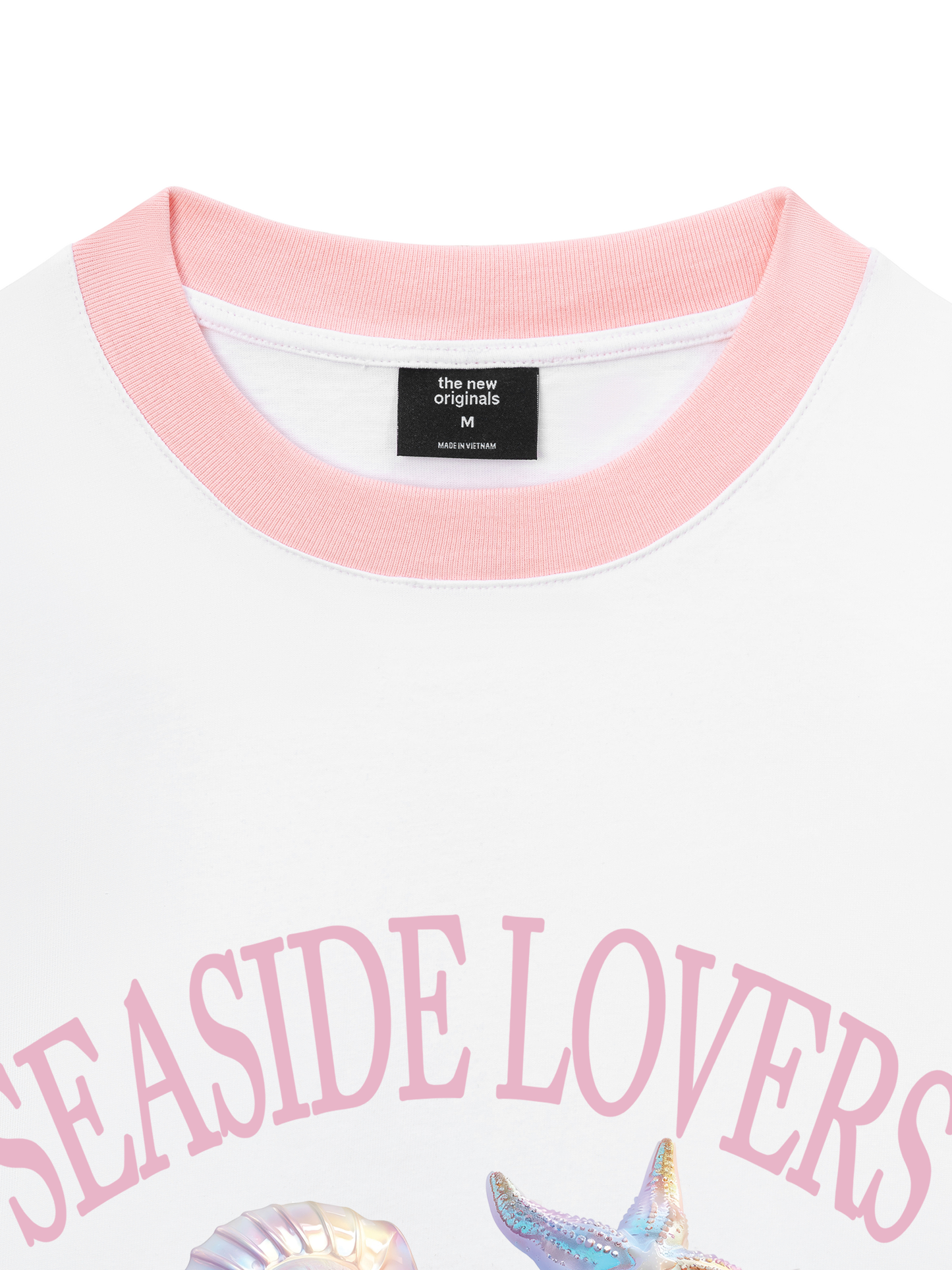 Áo Thun Ringer Relaxed Fit Ocean Hologram Seaside Lover