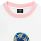 Áo Thun Ringer Relaxed Fit Blue Daisy Hairstyle