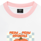 Áo Thun Ringer Relaxed Fit Animal Meow Pumpkin