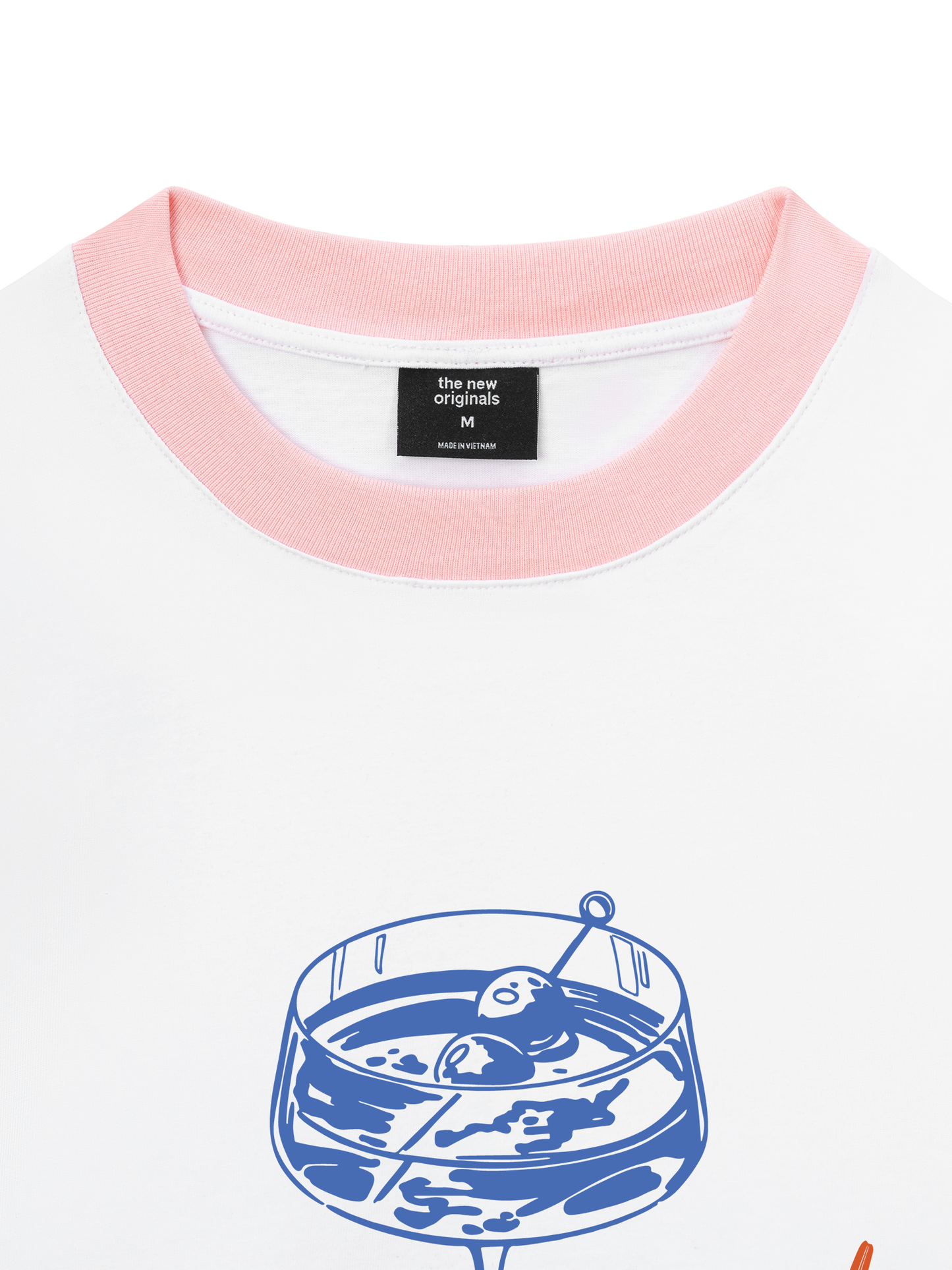 Áo Thun Ringer Relaxed Fit drink up