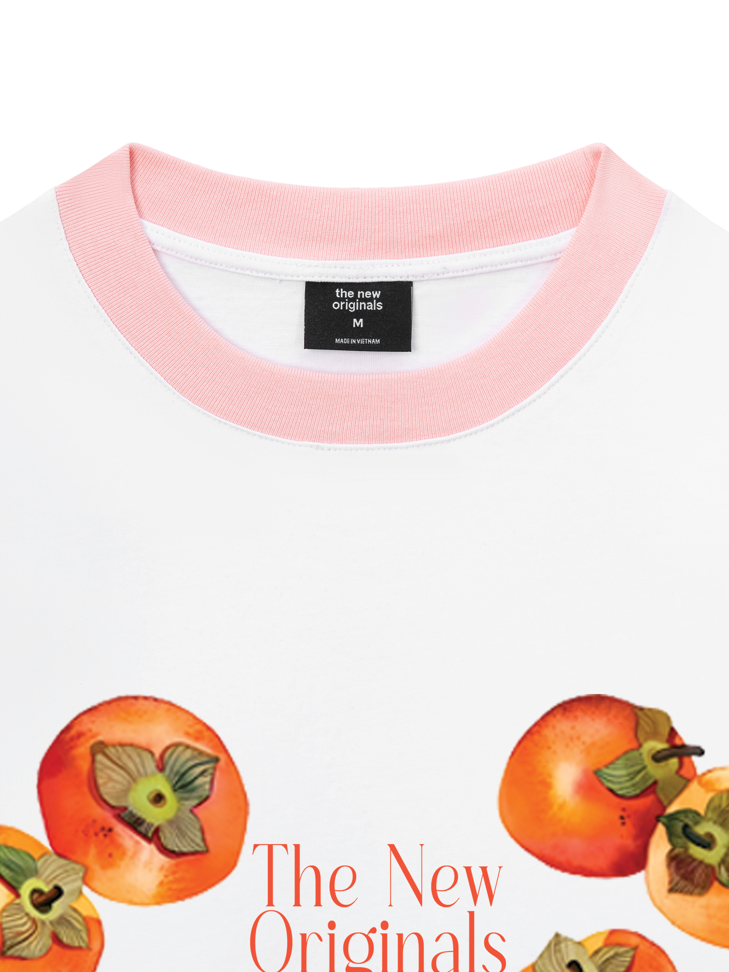 Áo Thun Ringer Relaxed Fit Ripe persimmons