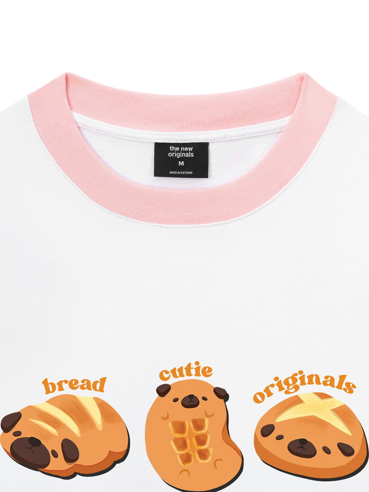 Áo Thun Ringer Relaxed Fit Cutie Bread