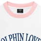 Áo Thun Ringer Relaxed Fit Ocean Dolphin Lover