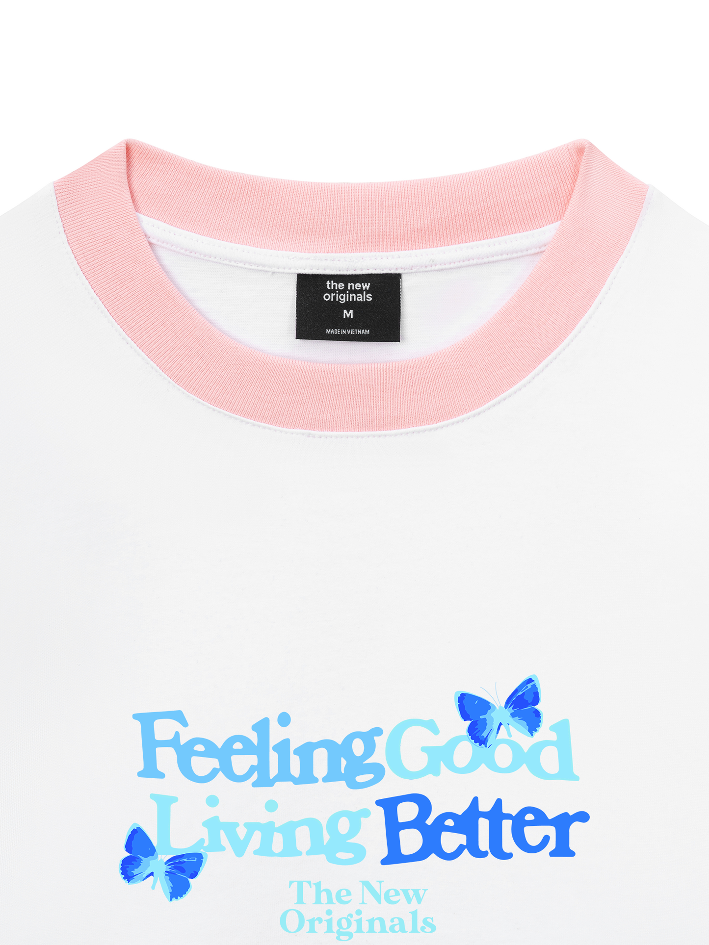 Áo Thun Ringer Relaxed Fit Be Bold Feeling Good Living Better