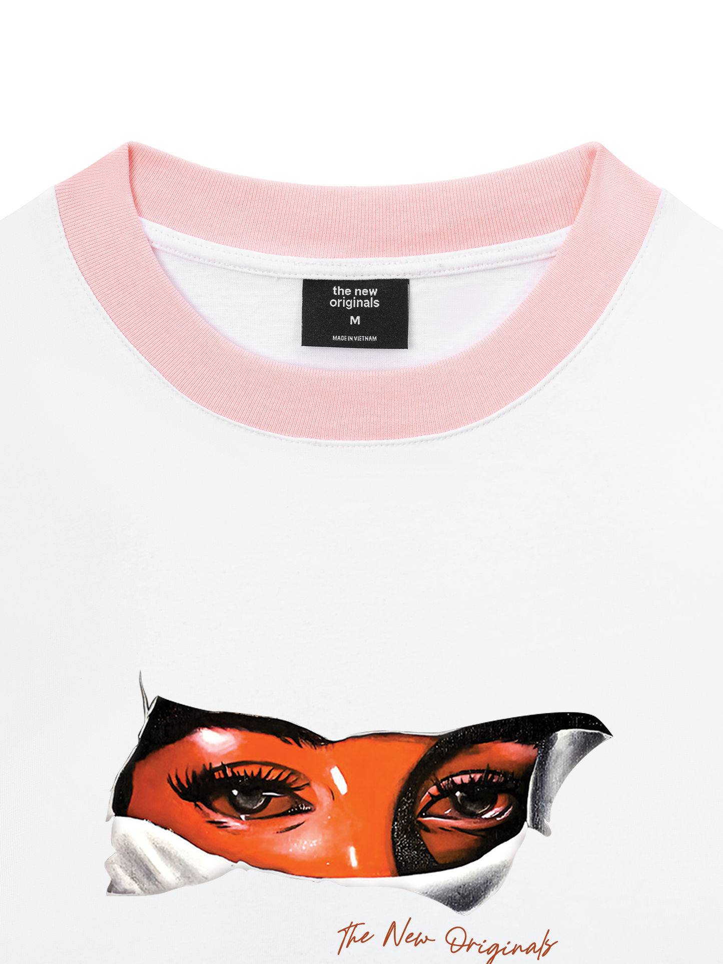 Áo Thun Ringer Relaxed Fit Virgin Mary Eye