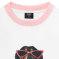 Áo Thun Ringer Relaxed Fit Animal Pink Glasses