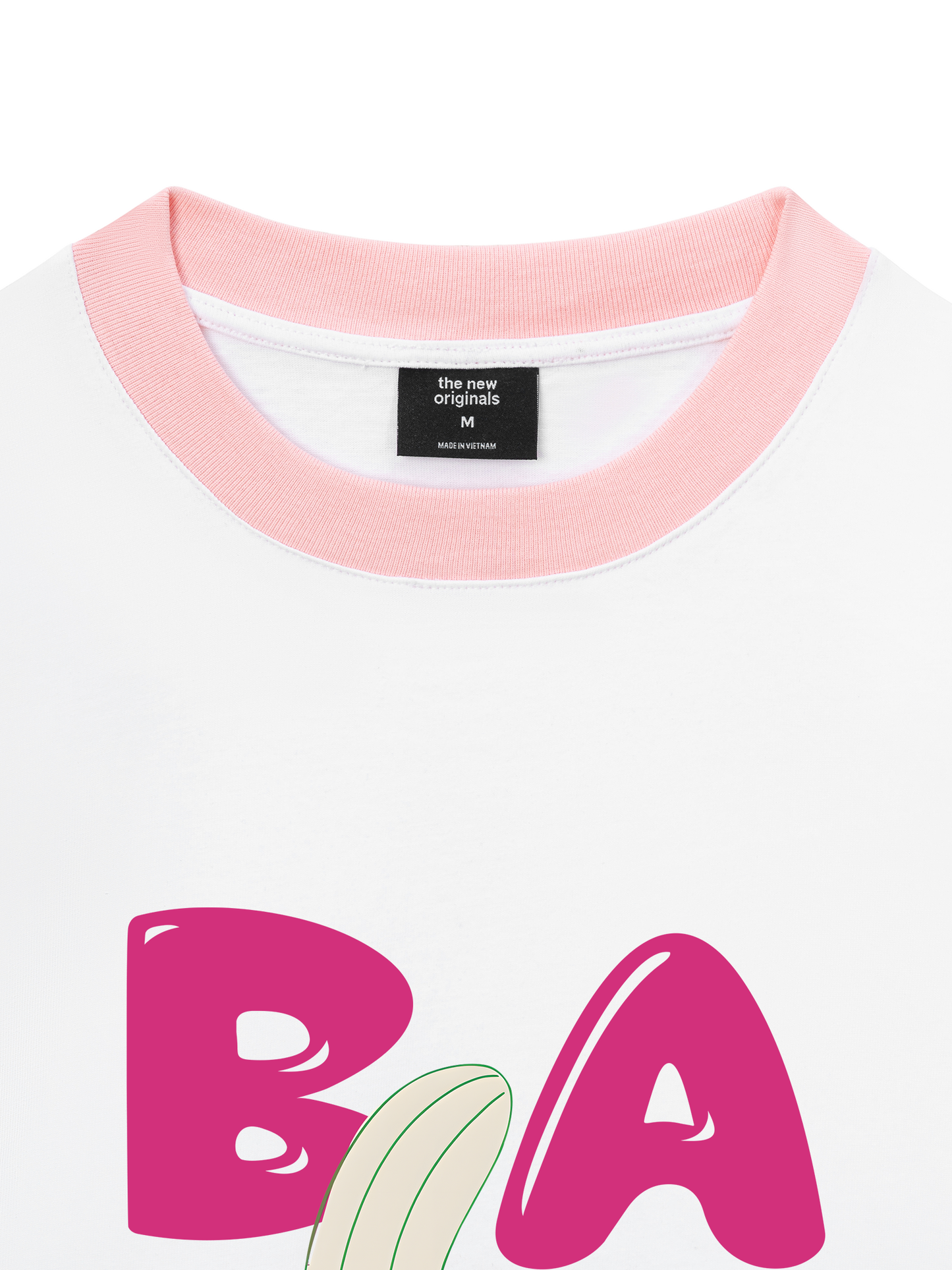 Áo Thun Ringer Relaxed Fit Suummer Vibes Cute Banana