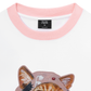 Áo Thun Ringer Relaxed Fit Crazy Cat