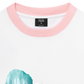 Áo Thun Ringer Relaxed Fit Summer Vibes Souble Blue Flower