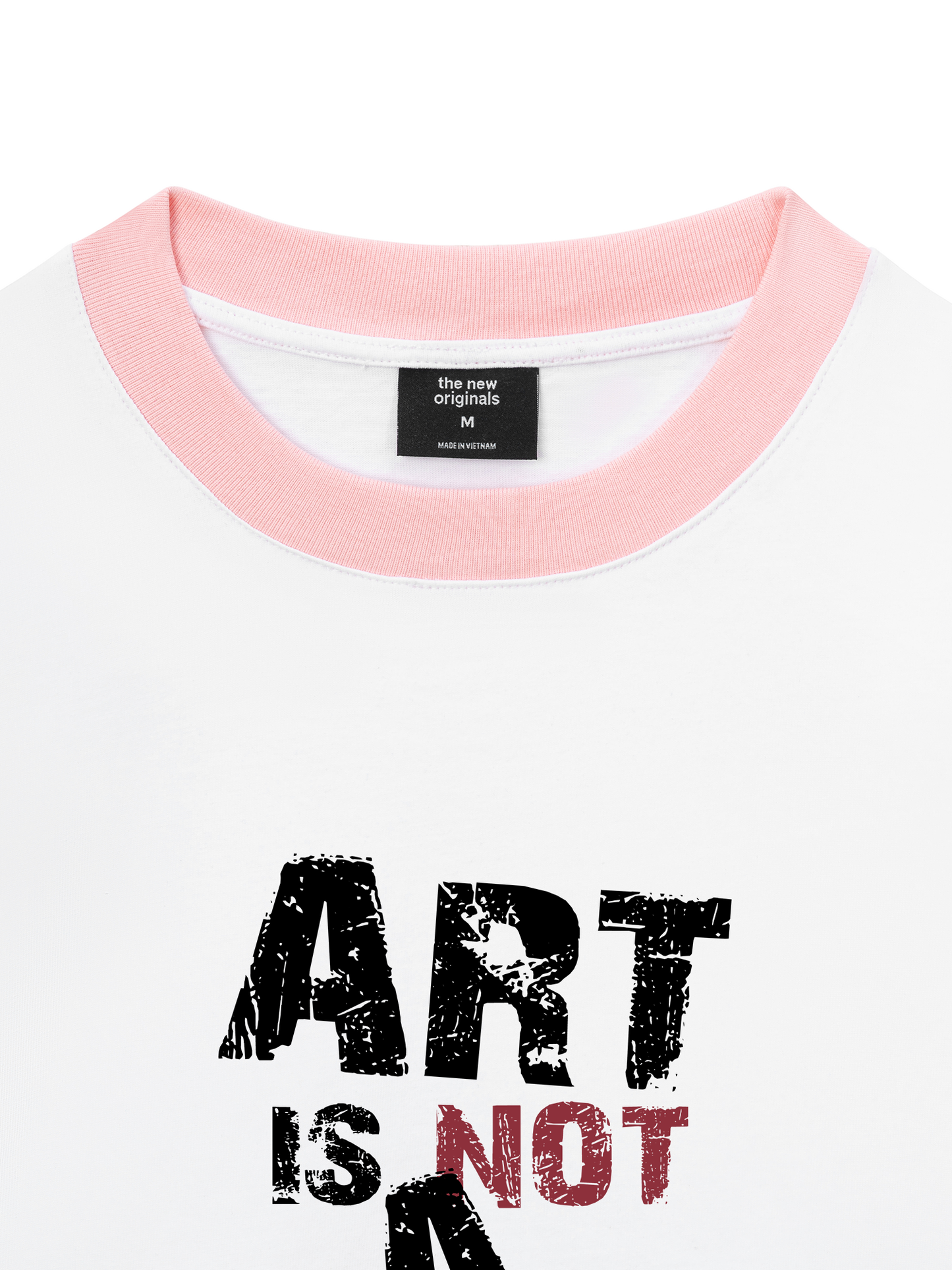 Áo Thun Ringer Relaxed Fit Be Bold Art Is Not A Crime